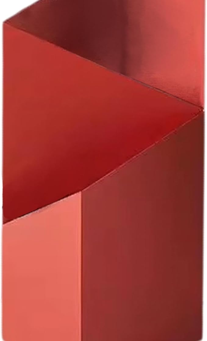 Double Tiered Umbrella Stand Umbrella Storage Rack with Detachable Drip Tray Umbrella Organizer Umbrella Holder for Entryway, Red