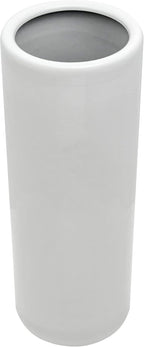 Red Lantern 24" Antique White Porcelain Umbrella Stand