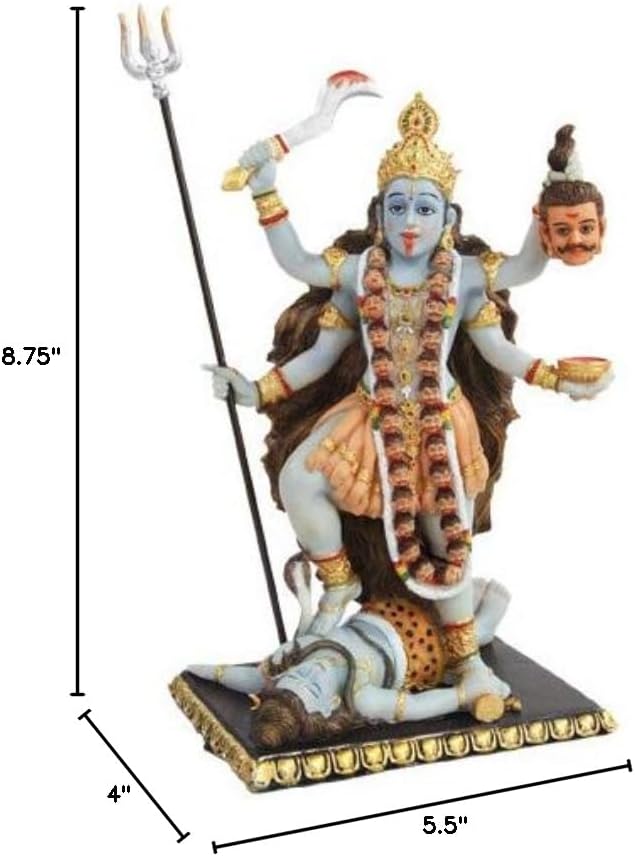Pacific Giftware PTC 8.75 Inch Kali Mythological Indian Hindu God Statue Figurine