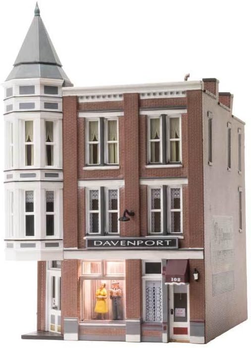 Woodland Scenics BR5039 HO Davenport Department Store Structure Built-&-Ready