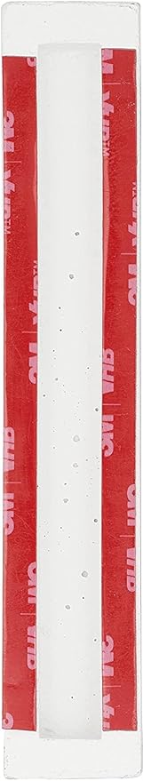A&S Mezuzot Modern Concrete Mezuzah Case with Scroll, Easy Peel and Stick Mezuza (White+ Engraved Shin, 11 Inches)