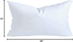 MoonRest® 16x26 Inch Synthetic Down Alternative Rectangle Pillow Insert Form Stuffer for Sofa Shams, Decorative Throw Pillow, Cushion and Bed Pillow Stuffing - Hypoallergenic 16“X 26”