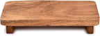 Samhita Display Stands Acacia Wood Modern Farmhouse Décor Displays Decorations for Rustic Home and Kitchen Décor (9" x 4" x 1.5")