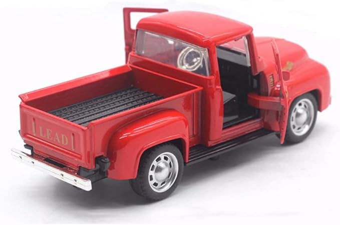 Smaroll Vintage Truck Decor,Pickup Metal Vehicle for Farmhouse Mini Trucks Adornment Home/Table/Desk Xmas Ornaments Festivals Truck Valentine's Day Christmas Decorations