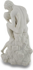 Veronese Design White Marble Finish The Lovers Statue Nude Sculpture