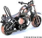 Trebisky Metal Motorcycle Decor Figurine Iron Motorcycle Sculpture Desk Decor Art Gift Vintage Home Office Decor Birthday for Men Friend Dad Son Him (Chopper)