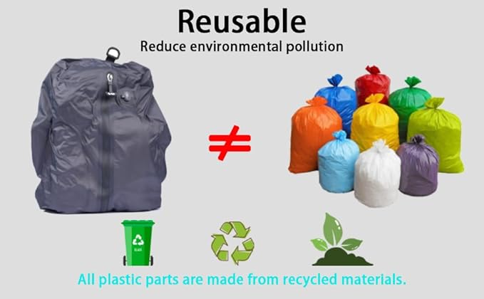 Premium Reuseable Vacuum Bags for Travel – Ideal for Efficient Packing and Space Saving in Travel Suitcase and Backpack, Space Saver Bags for Clothing (No Pump included)