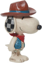 Enesco Peanuts by Jim Shore Snoopy Cowboy Miniature Figurine, 3.44 Inch, Multicolor