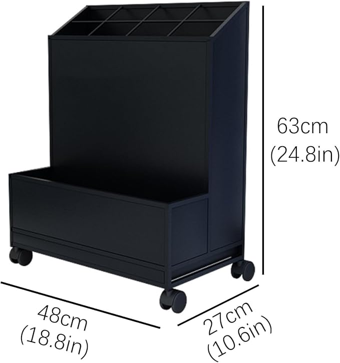 SEIFE Movable Commercial Metal Large Capacity Umbrella Holder With removable drain tray,Can hold 30 umbrellas，Indoor Entryway Umbrella stand，For Hotel,Offices,home(Orange)