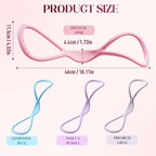 Resistance Bands, 2025 New Figure 8 Resistance Bands for Women Men, Exercise Bands with Handles for Working Out, Arm, Back, Fullbody Yoga Pulling Rope, Elastic Stretch Bands