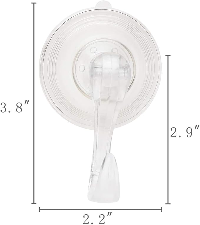 Your Little Lovely Christmas Wreath Holders Holiday Hangers – Suction Cup Hooks Glass Window Door Home Kitchen Hooks Supplies Decorations