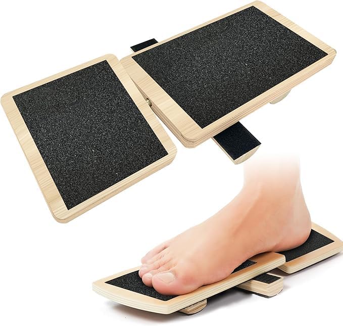 Ankle Balance Board, Foot Trainer, Ankle Strengthener Set, Single Foot Balancing Board, Posture Corrector, Foot Strengthening Trainer for Sprained Ankle Valgus