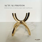 My Shelfie - Modern Crystal Display Stand (Real Brass - X Large)