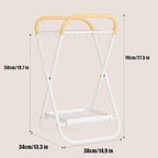 Entryway Umbrella Stand Umbrella Holder Indoor Umbrella Storage with Drip Trays Metal