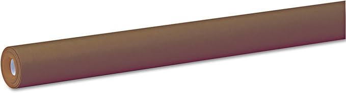Fadeless Bulletin Board Paper, Fade-Resistant Paper for Classroom Decor, 48” x 50’, Brown, 1 Roll