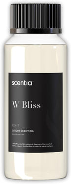 Scentia W Bliss Hotel Diffuser Oil - 120 mL 4.06 fl oz - Aromatherapy Fragrance Inspired by 5-Star Hotels - Thanksgiving & Holiday Gift | Notes of Bergamot, Lemongrass, Jasmine