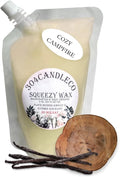 304CandleCo Large Squeeze Soy Wax Melt - 50 SCENTS! - Highly Fragrant & Hand-Crafted - Easy Mix & Match - American Made - Perfect for Wax Warmers (3oz, Cozy Campfire)
