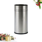 Umbrella Storage Bucket Indoor Umbrella Stand Organizer Stainless Steel Small Holder with Draining for Entryway Home Office Lobby