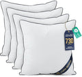 Utopia Bedding Throw Pillow Inserts (Pack of 4, White), 22 x 22 Inches Decorative Indoor Pillows for Sofa, Bed, Couch, Cushion Sham Stuffer