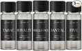 Scentiment Designer Diffuser Oils – Santal (Sandalwood), Tabac (Tobacco & Cacao), Brilliance (Saffron & Amber), Royalty (Pineapple & Leather), Five (Citrus & Musk) – 5 Pack, 0.68 fl oz (20 mL)
