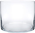 Royal Imports Flower Glass Vase Decorative Centerpiece for Home or Wedding - Cylinder Shape, 6" Tall, 6" Opening, Clear