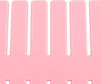 ZOENHOU 60 PCS DIY Drawer Divider Organizers, Pink Grid Drawer Dividers, Adjustable Premium Plastic Organizers for Makeup Drawers Desktop Kitchen Drawer Organizers and Storage, 12.6 x 2.76 Inch