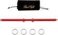 Red Pilates Spreader Bar Kit, Complete Gym Fitness Set & Home Yoga with Exercise Guide and Storage Bag