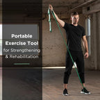 THERABAND CLX Resistance Band with Loops, 5-Foot Non-Latex Exercise Band for Mobility, Rehab, Stretching & Home Workouts, Color-Coded Resistance Levels