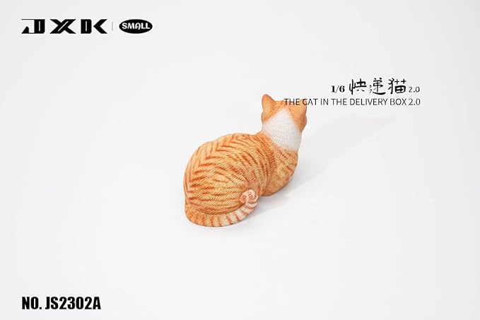 JXK Inbox Cat Statue Small Cat Figurine for Table Decor Durable Polyresin with Intricate Details Gifts for Cat Lovers