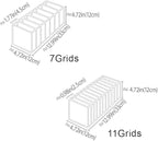 HSLFUAI 3 Pack Drawer Organizer for Underwears, Sock,Tie Foldable Closet Organizer Drawer Soft Fabric Dresser Drawer Divider Bins for Underwear Socks Ties(3PCS Underware+Socks)