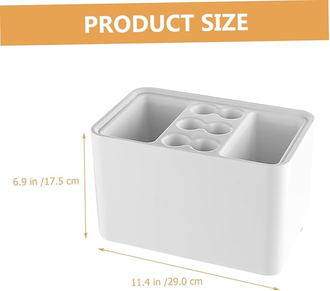 Indoor Umbrella Stand with Removable Drip Tray Compact Storage Rack for Entryway for Home Office and Hotel Use Holds and Folding Umbrellas Pearl White