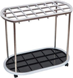 Umbrella Stands,Folding Umbrella Storage Stand Rack Holder Organizer Free Standing Industrial Umbrella Rack for Commercial Office Hotel