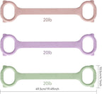 Figure 8 Workout Resistance Band - 3 Elasticities Optional 20 30 40lb, Thicker Durable Arm Back Shoulder Exercise Elastic Rope Yoga Straps Pilates Flexbands, Physical Therapy Stretch Bands