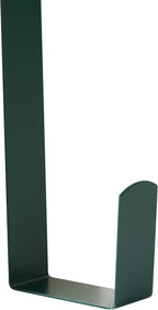 Wreath Hanger for Front Door, Slim Over The Door Hook, Easy to Use and Reusable Holiday Wreath Holder for Christmas, Thanksgiving, Halloween and Daily Décor (12" Green, 2)