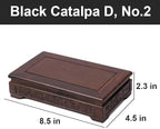 Chinese Solid Wood Display Stand Square Rosewood Vase Teapot Fishbowl Pedestal Indoor Home Deocr Base