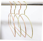 Amosfun 3pcs Metal Scarf Hanger Rack Belt Organizer Closet Hanging Organizer Semicircle Design Space-Saving