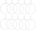 10pcs Round Briefs Hanger Rack for Closet Smooth Plastic Organizer for Swimwear Underwear and Scarves and Safe Design