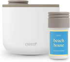 Aera Mini Home Fragrance Diffuser and Mini Beach House Scent Refill Bundle - for Rooms 100-500 Sq Ft - Alexa Compatible, Hypoallergenic, Family and Pet Safe, App Controlled