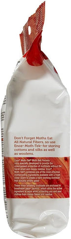 Enoz Moth-Tek Packets Cedar Scent - 12 oz. Bag (3) Kills Clothes Moths, Carpet Beetles, and Eggs and Larvae