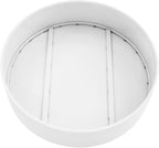 Round Display Pedestal Stand, Event Decor Display Plinth Stands, Bridal Shop Cylinder Plinth Raiser Table, Party Event Decor Circle Pedestal Stand for Boutiques Model Air Conditioner Heightening (White, 23.6*5.9in)