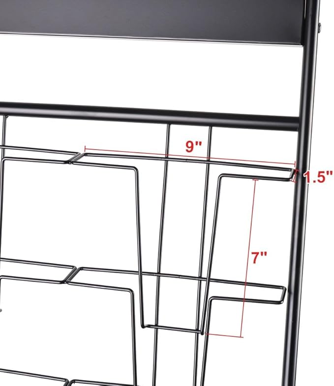magazine display stand Double A4 width 10 layer brochure display stand for trade show and Public areas (Double A4 width)