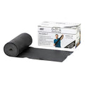 Cando-1211054 CanDo Low Powder Exercise Band, 6 yard Roll, Black: X-Heavy