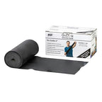 Cando-1211054 CanDo Low Powder Exercise Band, 6 yard Roll, Black: X-Heavy