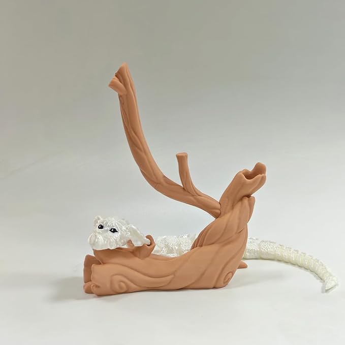 Cute Lucky Dragon, Desktop Decoration Ornament, 3D Printing, Nostalgic Cute Image Ornament (8.26inch)