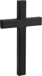 XIPENGKEJI Wooden Cross for Wall,Can be Used for Christian Wall Art,Black Jesus Cross Decorp-Perfect Decoration,Home Decoration for Spiritual Salvation,Christian Gifts-11Inch X 6.2Inch(Black)