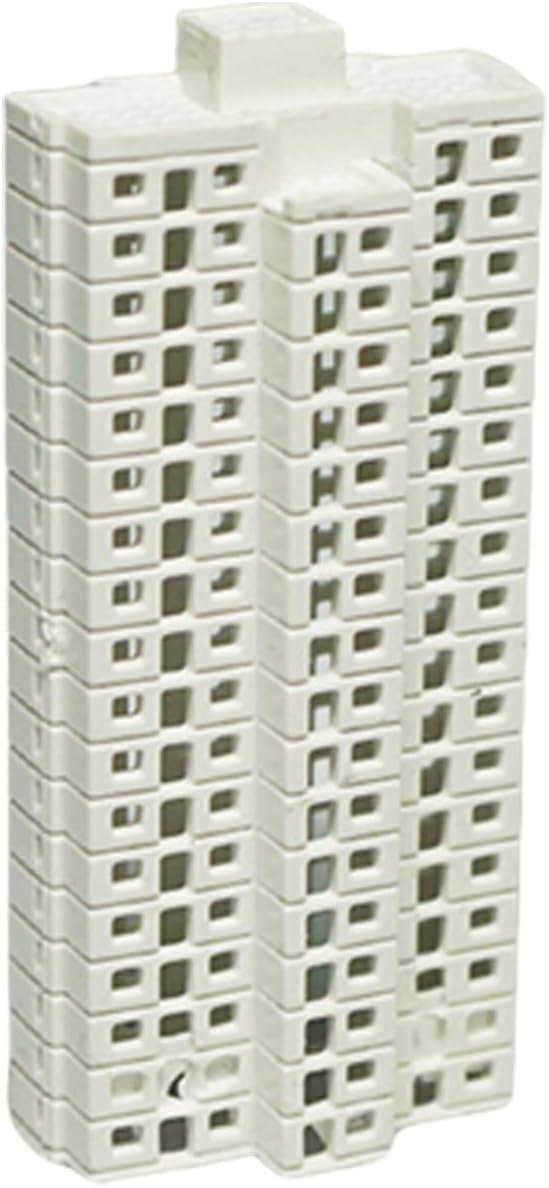 XISAOK Realistic Apartment Building Model Unpainted Craft Project Miniature Landscape Design 1/800s Scale Solid Structure Miniature Apartment Building Model