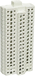 XISAOK Realistic Apartment Building Model Unpainted Craft Project Miniature Landscape Design 1/800s Scale Solid Structure Miniature Apartment Building Model