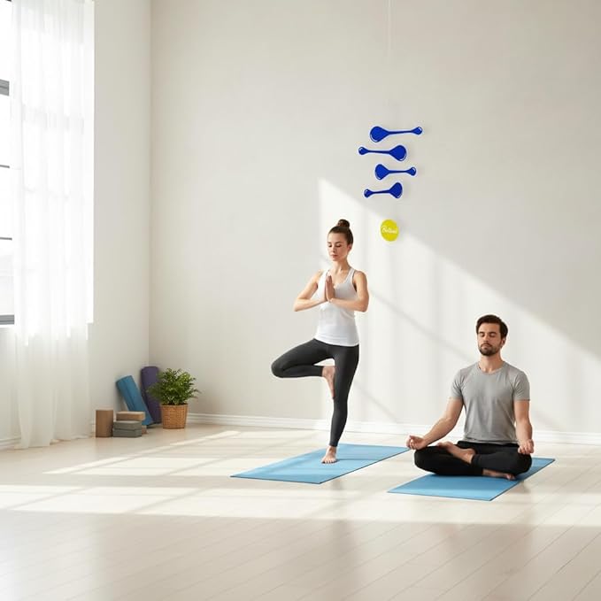 Harmony-Inspired Hanging Mobile - Serene and Balanced Decor for a Calming Space