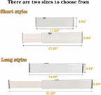 4 Pack Drawer Dividers for Clothes, 3.94" High 14.94"-21.26" Adjustable Expandable Dresser Drawer Organizer, Clear Plastic Separators for Dresser, Baby Clothing, Underwear, Cosmetic