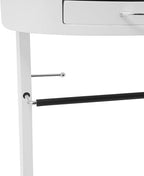 Suit Valet Stand for Men and Women, Wood Suit Stands Butler Clothing Rack, Floor Standing Clothes Valet with Drawer, Top Tray, Contour Hanger, Trouser Bar, Belt Hooks & Shoe Rack (White)